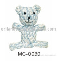 knitted bear toy